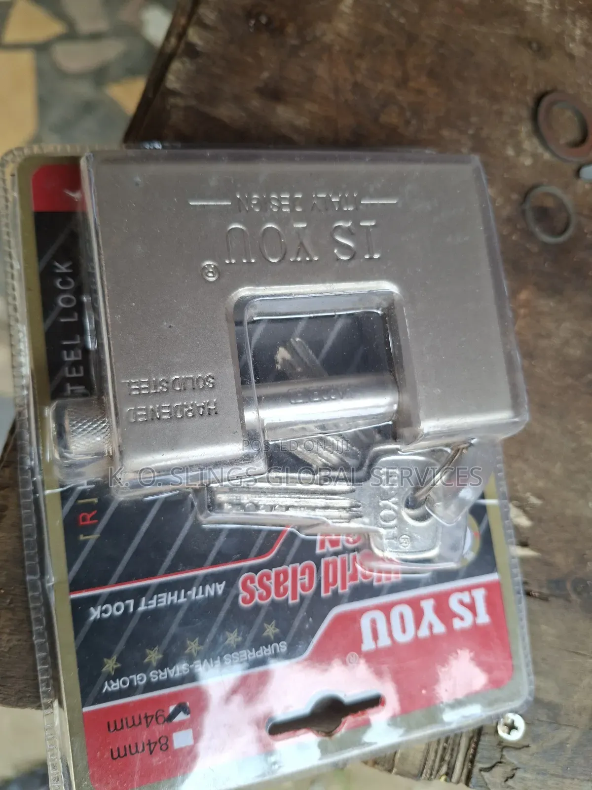 94mm Hard Steel Lock