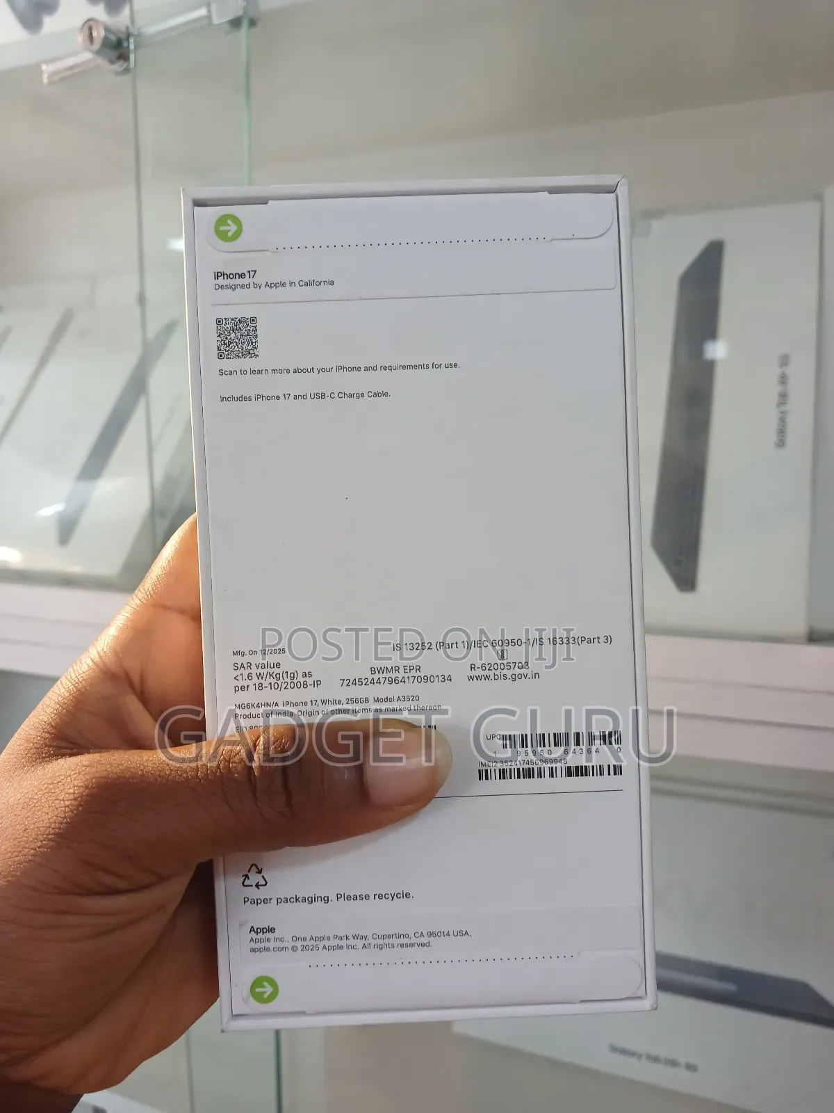 New Apple iPhone 17 256 GB White