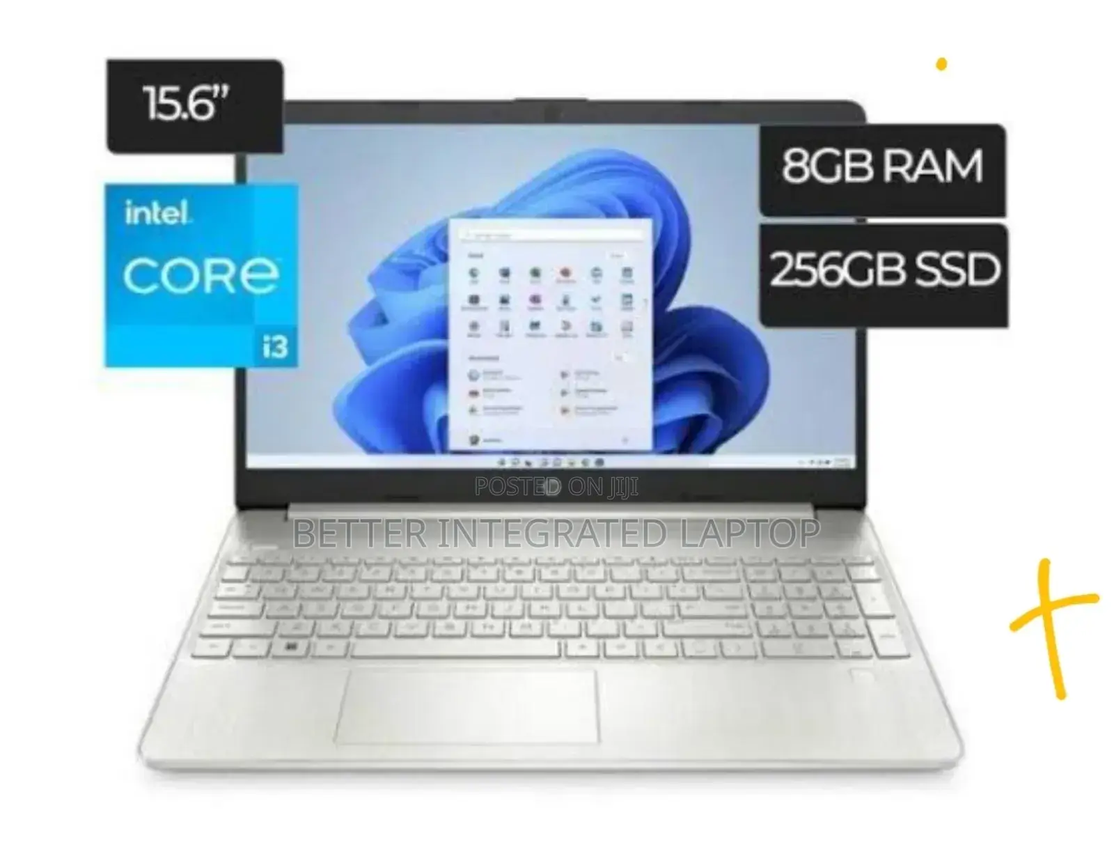 New Laptop HP 15 8GB Intel Core I3 SSD 256GB