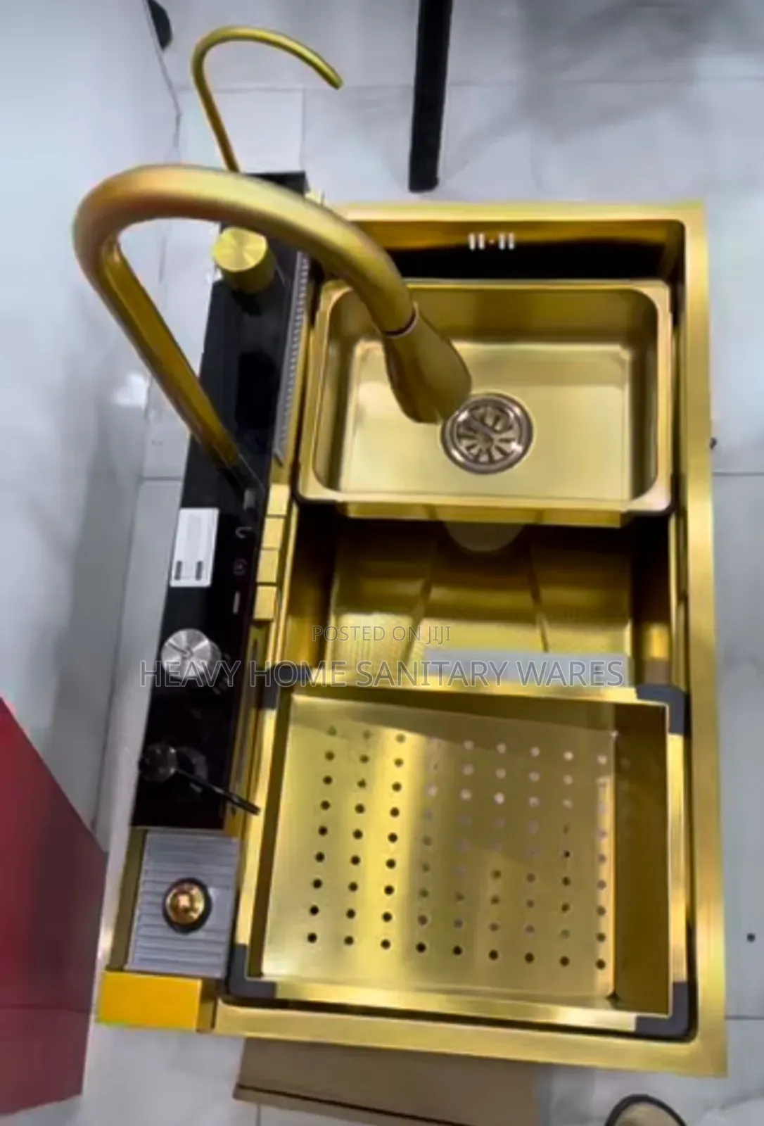 Chiso Gold Smart Kitchen Sink