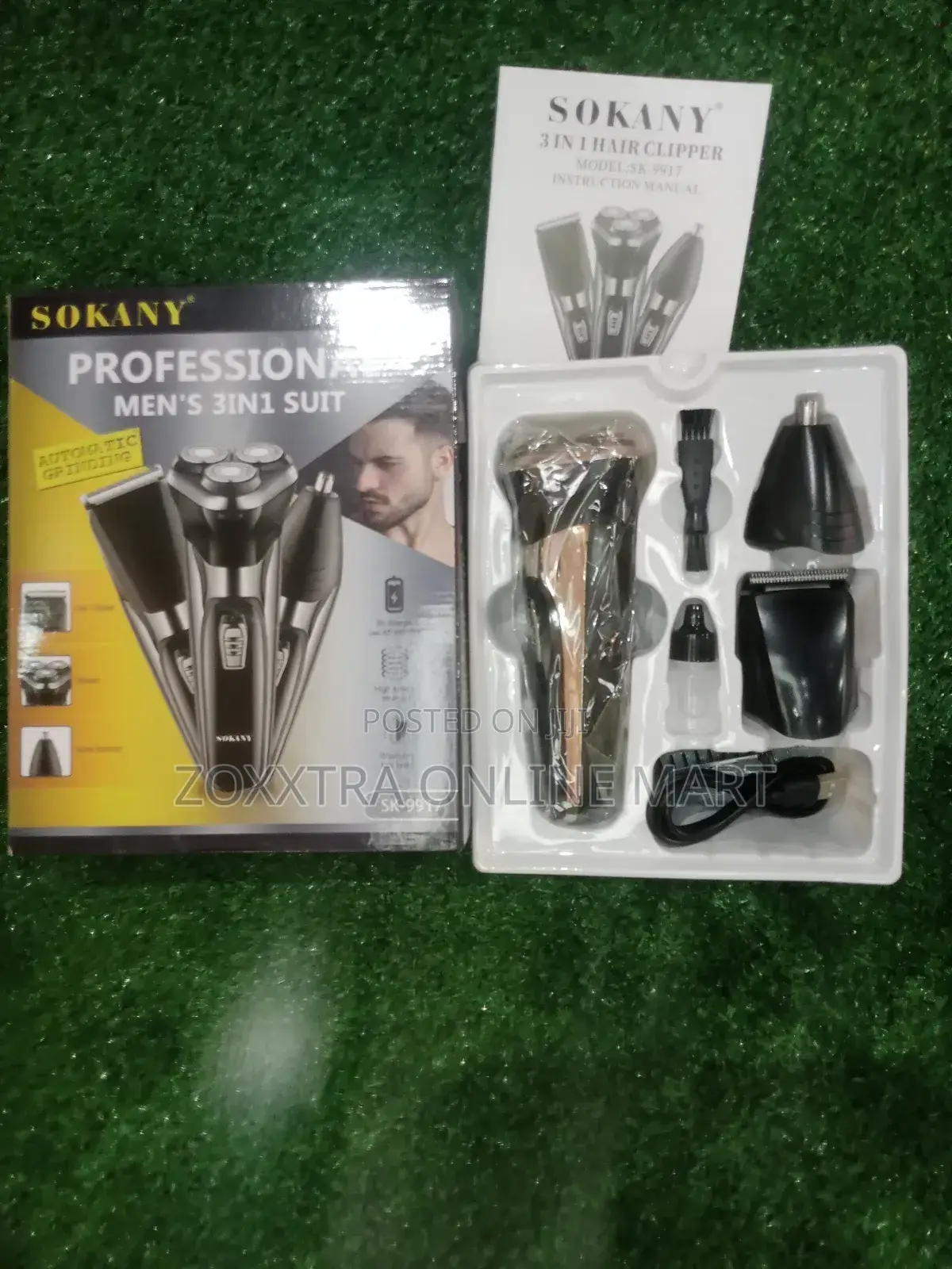 Sokany Men's Grooming Kit, Hair Clipper, Shaver, Nose Trimmer