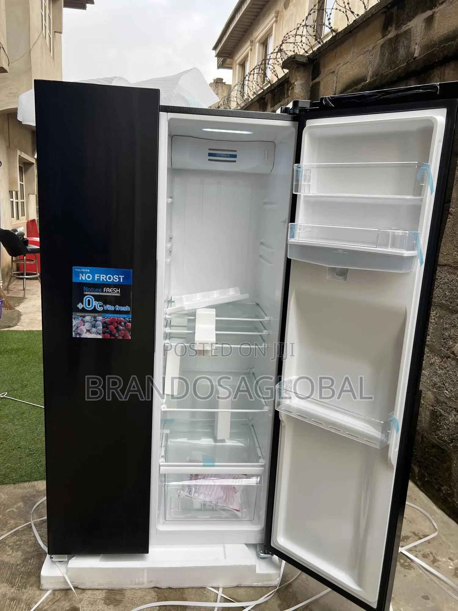 Polystar Refrigerator With Wide Internal Design 520l (Pv-Sbs777wd-Inv)