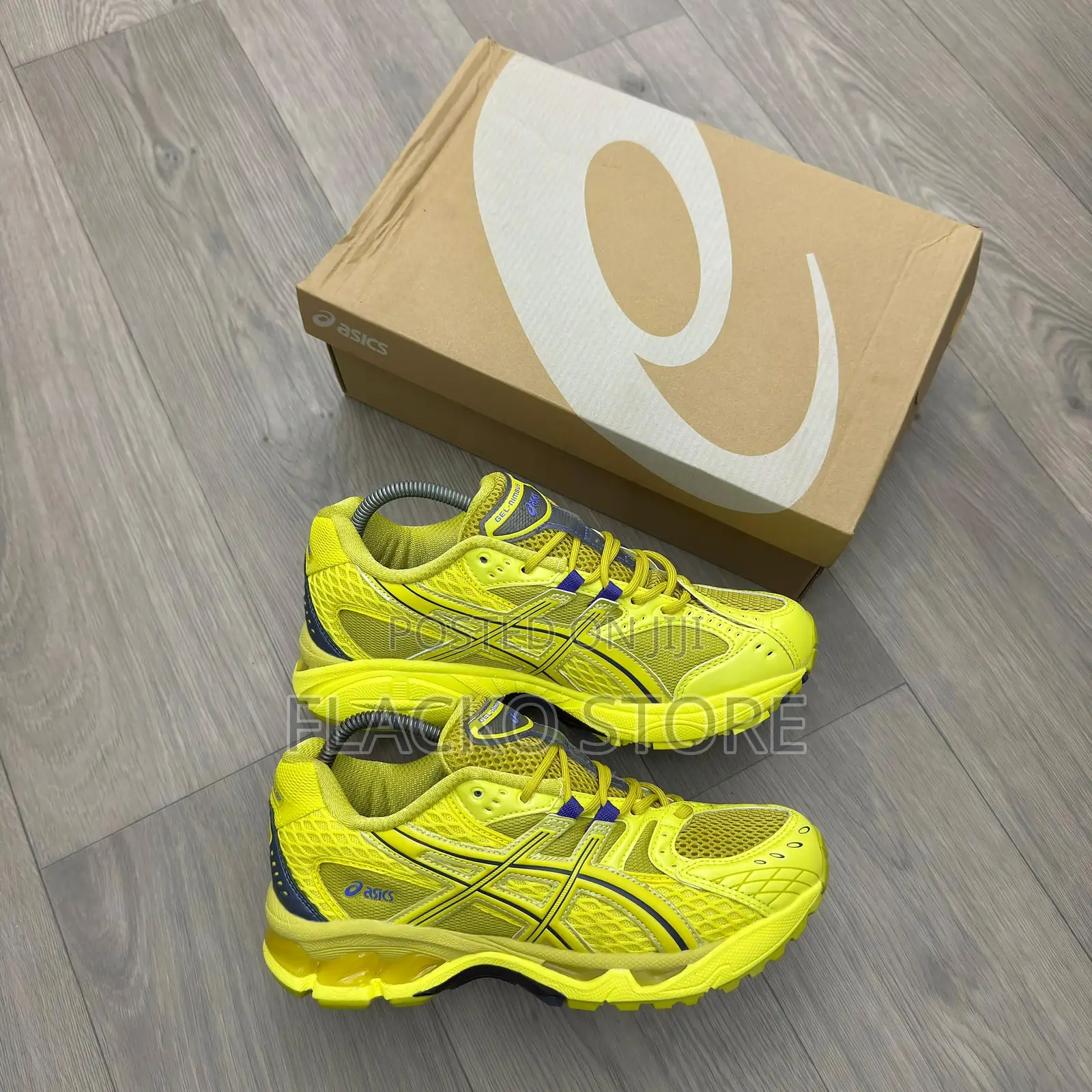 Original Asics Gel Nimbus 10.1 Lemon Spark Sneakers