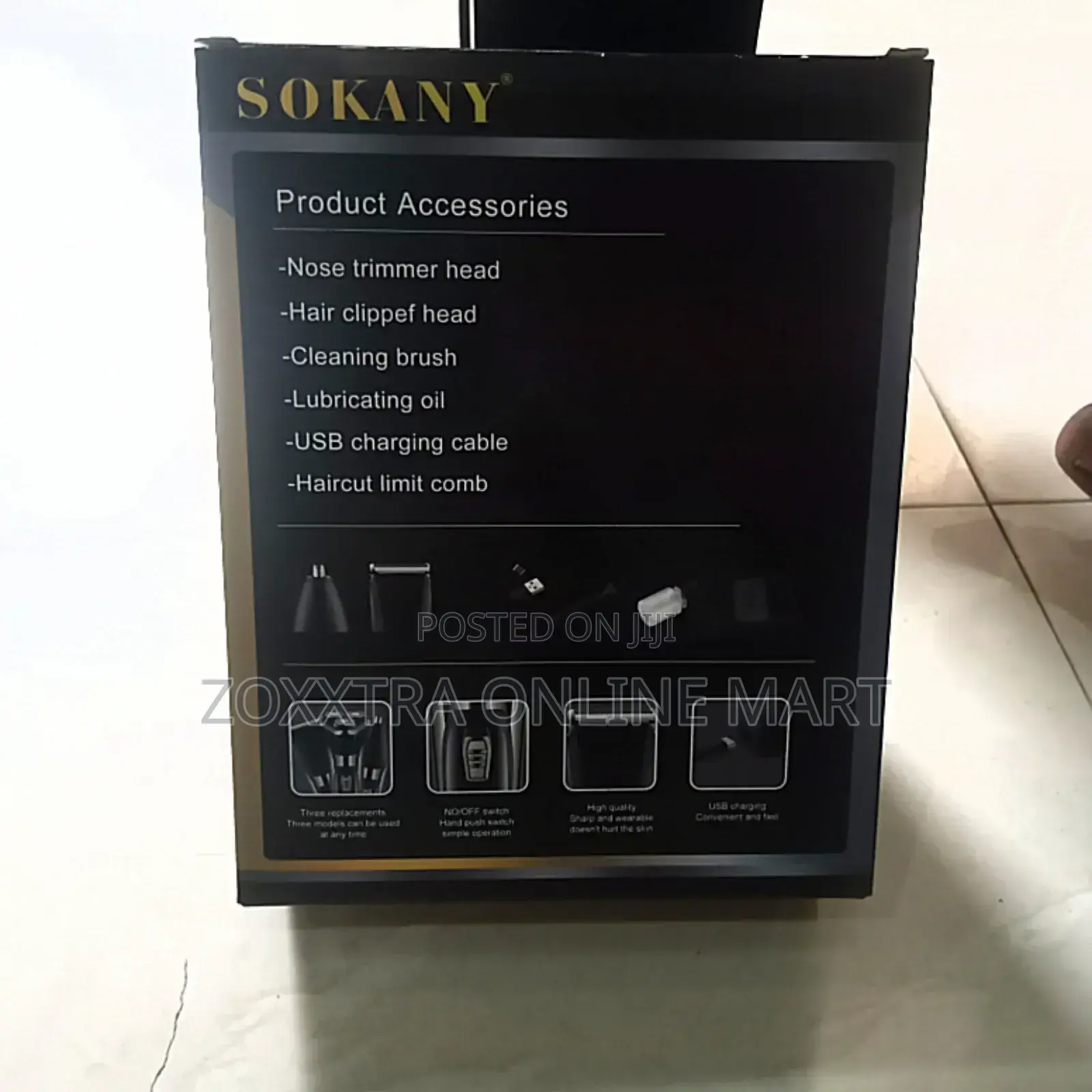 Sokany Men's Grooming Kit, Hair Clipper, Shaver, Nose Trimmer
