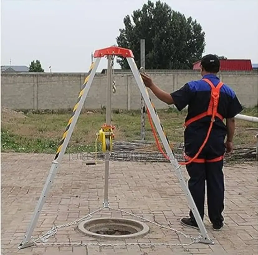 Sewer Rescue Tripod for Manhole/ Tunneling/Cable Trench
