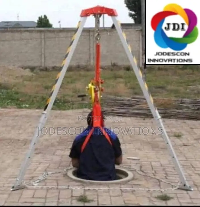 Sewer Rescue Tripod for Manhole/ Tunneling/Cable Trench