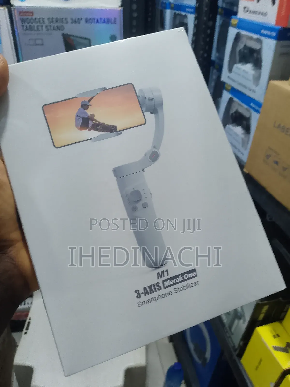 M1 3-Axis Gimbal Stabilizer 360 Rotate Facial Tracking