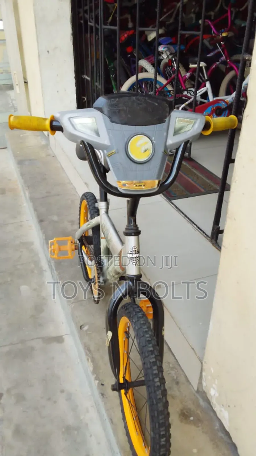 Size 16 Kids Bike Grey for Age 3 to 6
