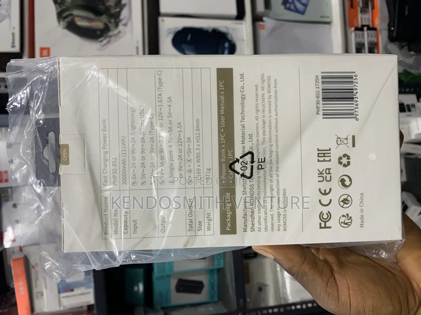 Romoss Sense 8pf 30,000mah Power Bank – Fast Charging