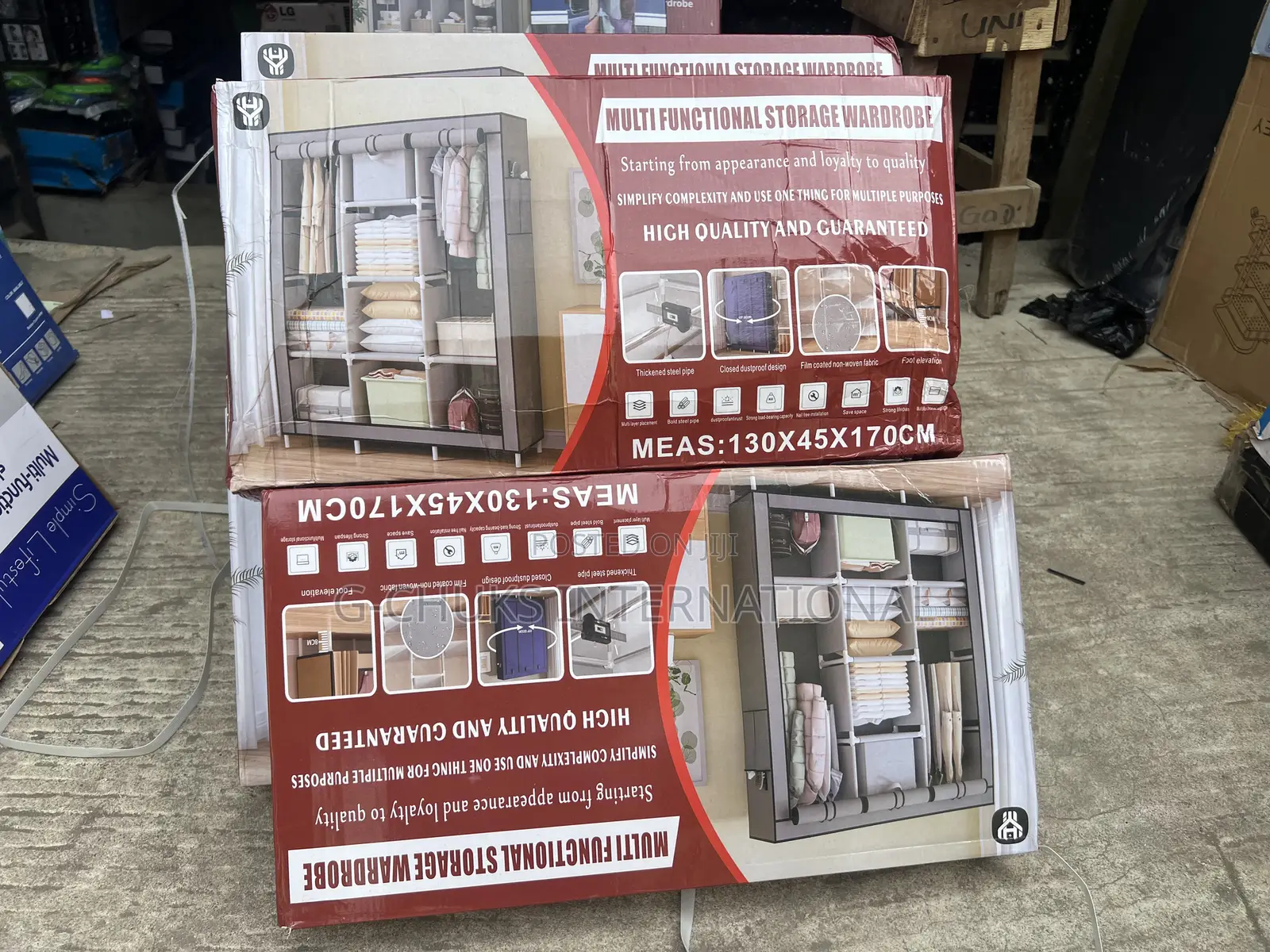 Three(3) Door Clothe Storage/Organizer