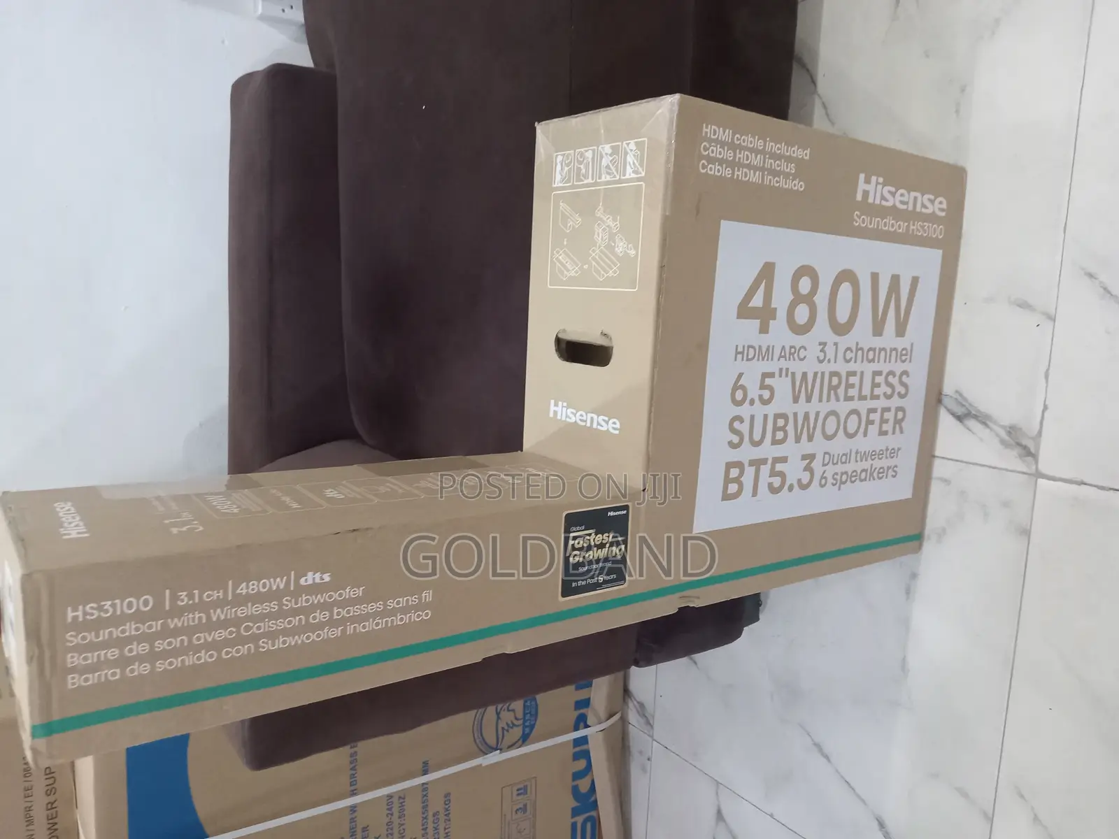 Hisense 480w Soundbar With Powerful Bass