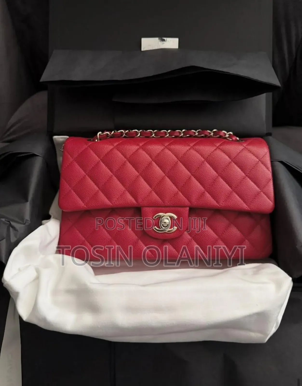 Chanel Medium 
Croc Leather Bag