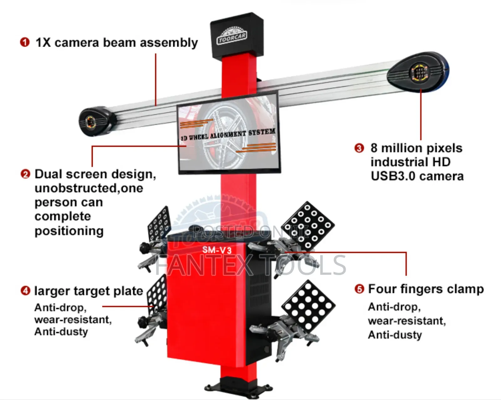 3d Wheel Alignment Machine.