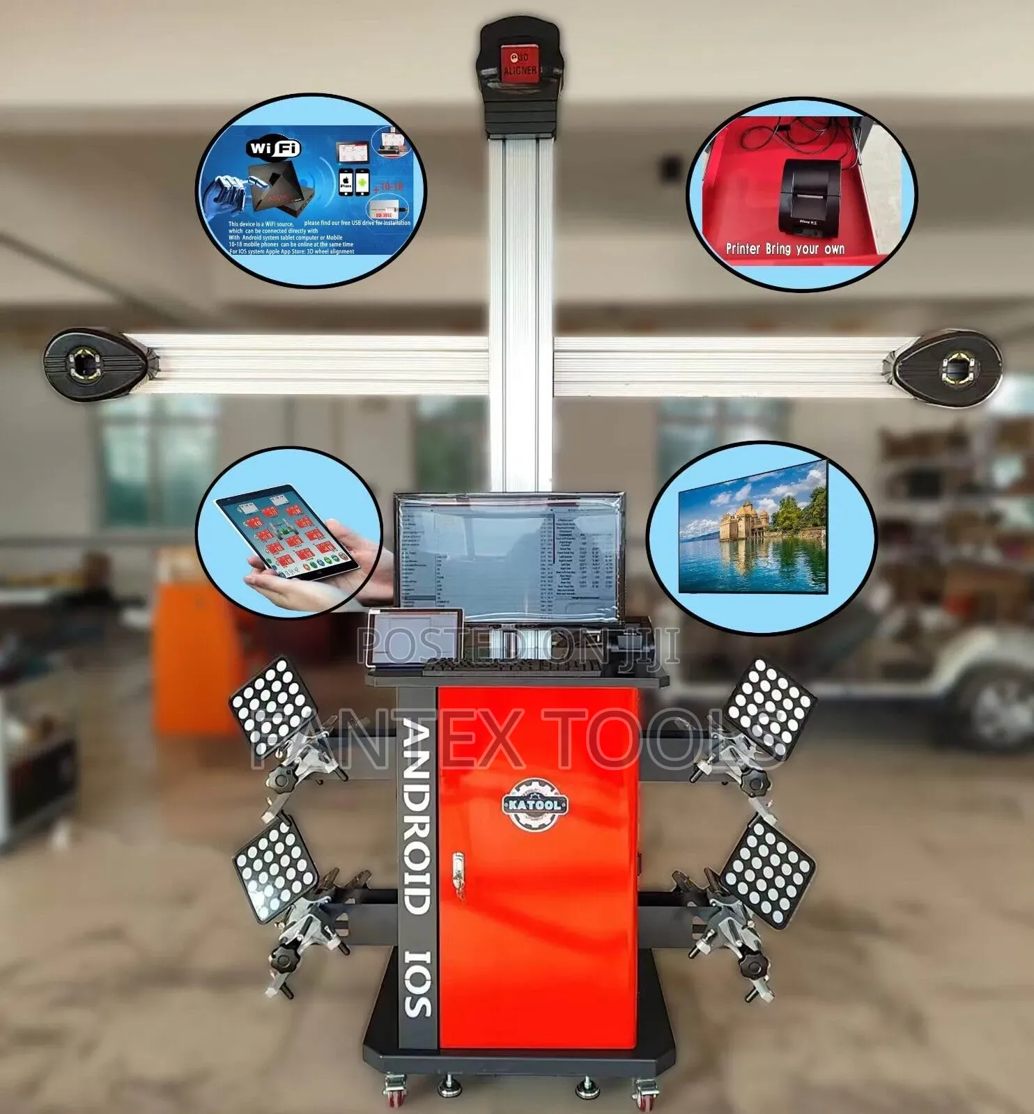 3d Wheel Alignment Machine.