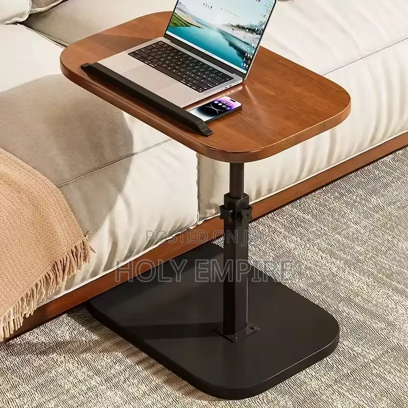 Adjustable Height Side Table Portable Side Desk Coffee/Afternoon Tea