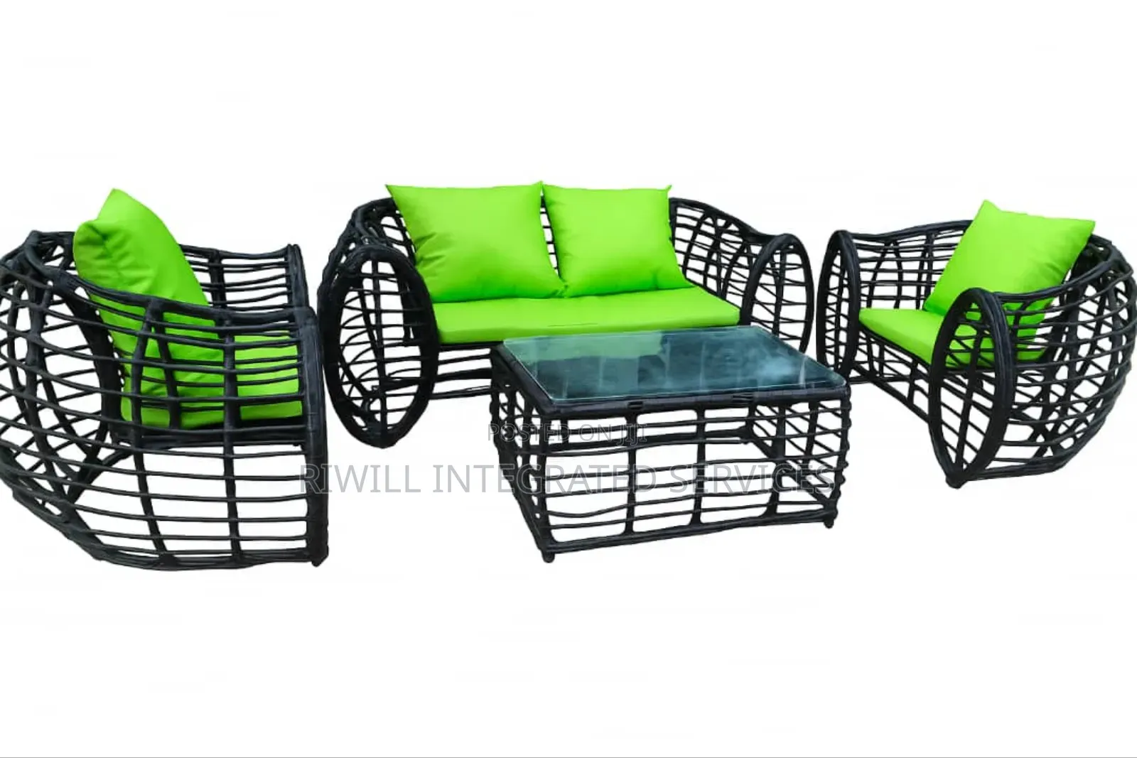 Beautiful Four Seaters Rattan Chairs