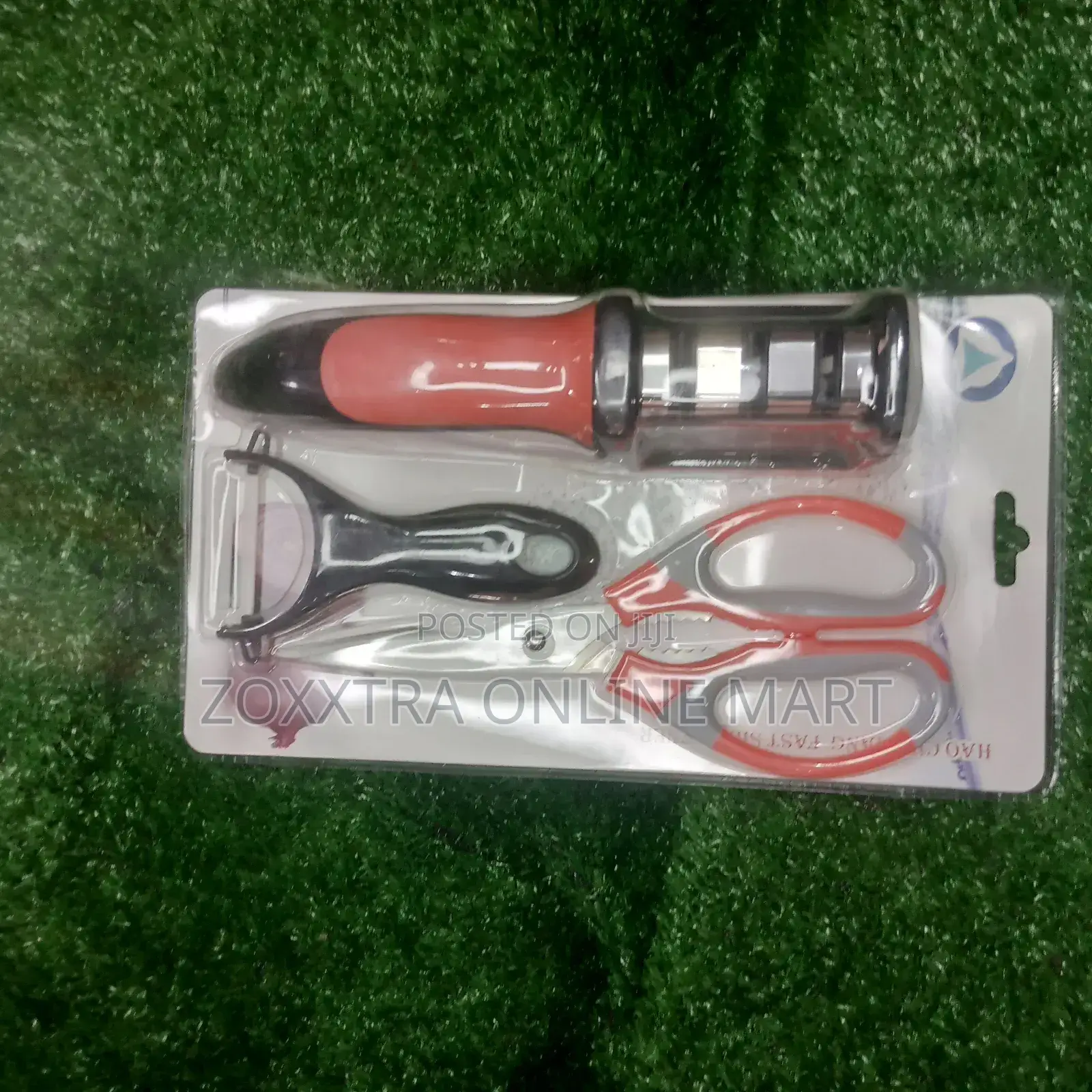 3-in-1 Kitchen Tool Set (Knife Sharpener • Scissors • Peeler)