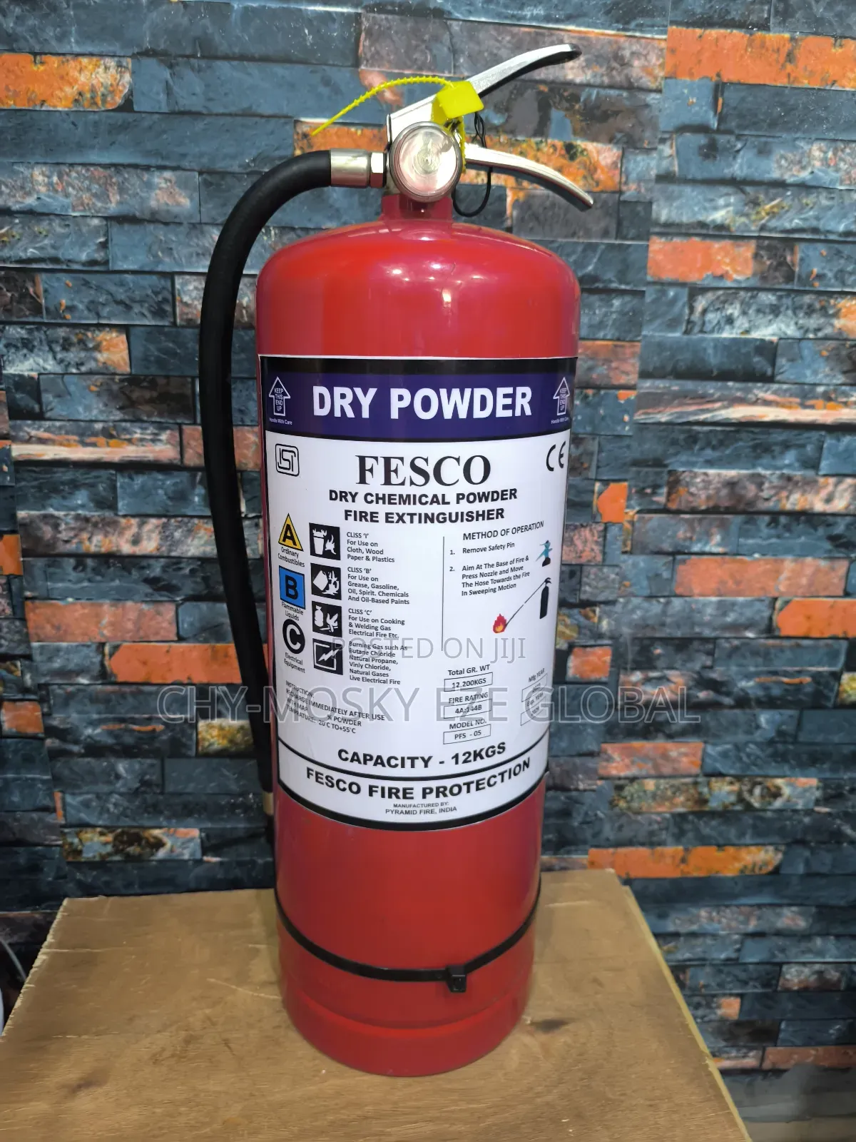 12kg Dry Powder Fire Extinguisher