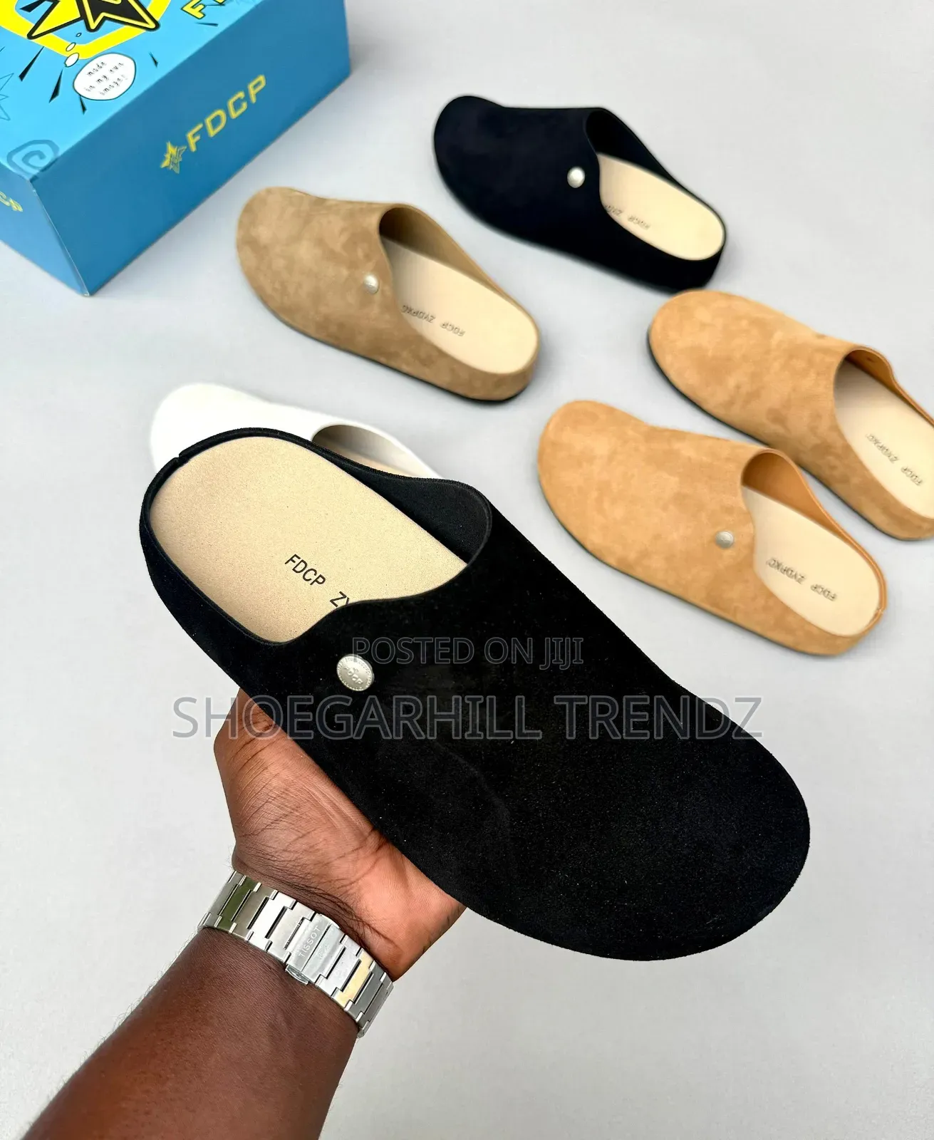 FDCP Zydpxc Quality Suede Mule Shoes