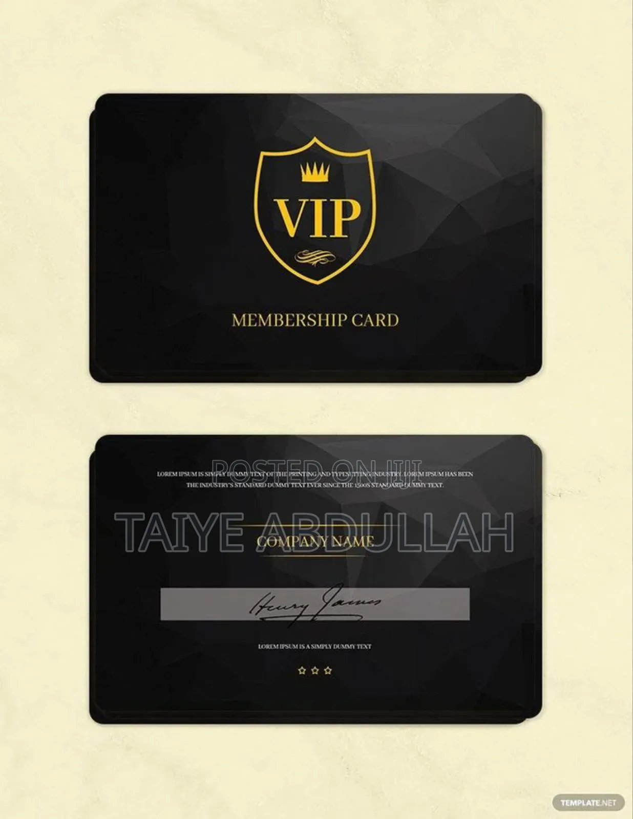Access Card Design and Print