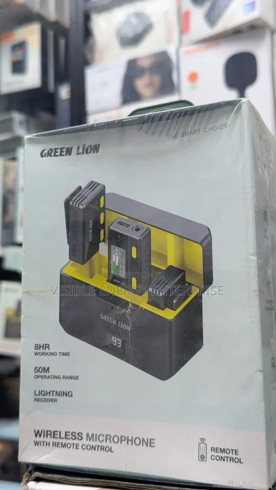 Green Lion Wireless Microphone With Remote Control