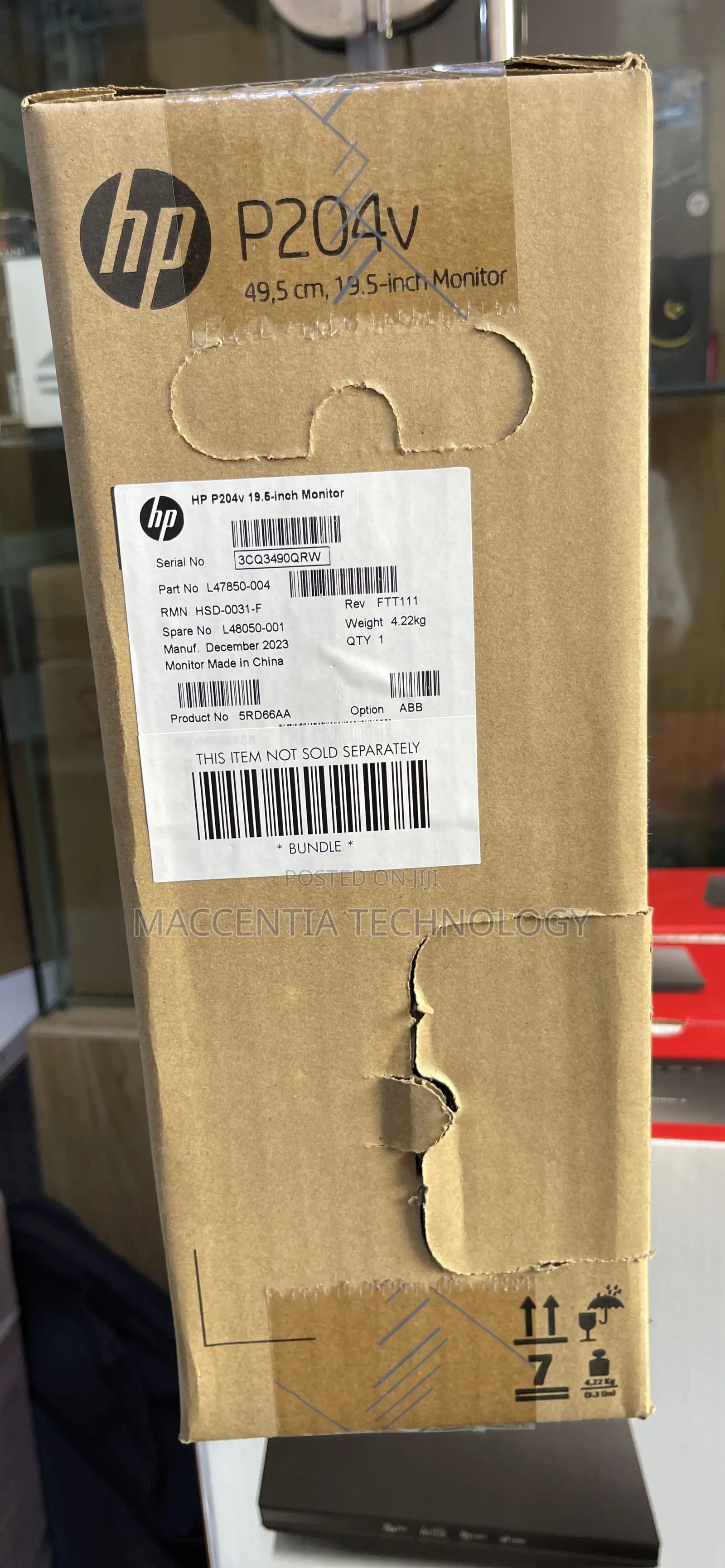 Hp P204v 19.5 Inch Hd+ Monitor – 5rd66as