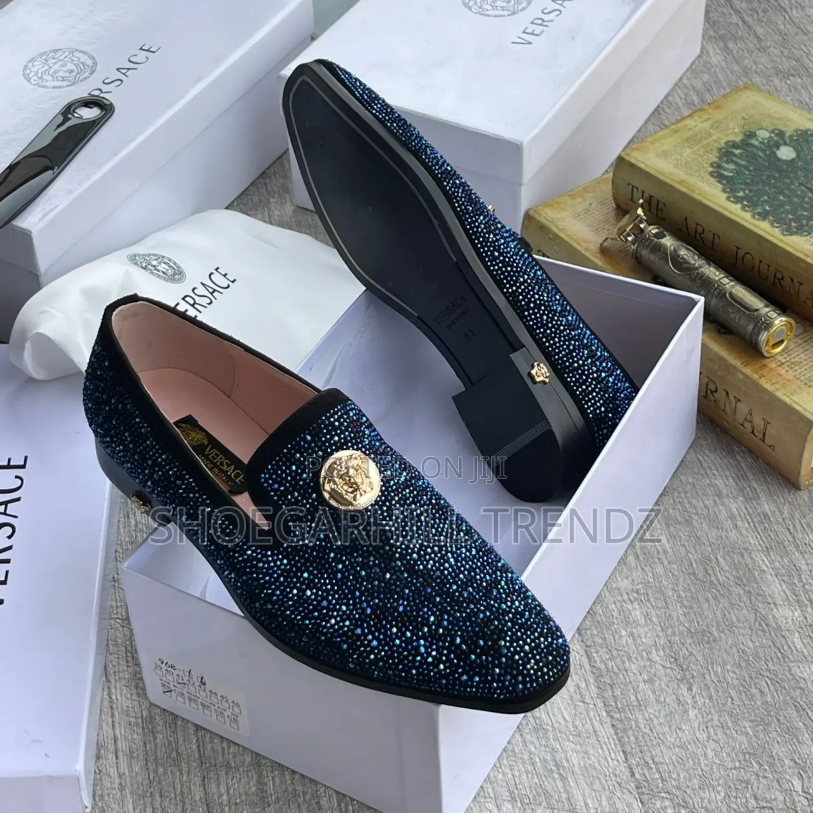 Men Stoned Dressy Loafer Shoes