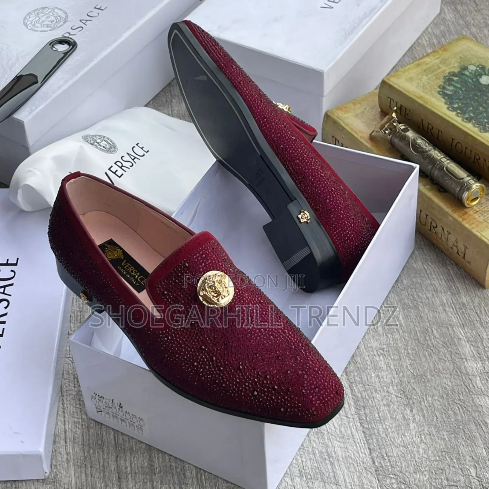 Men Stoned Dressy Loafer Shoes