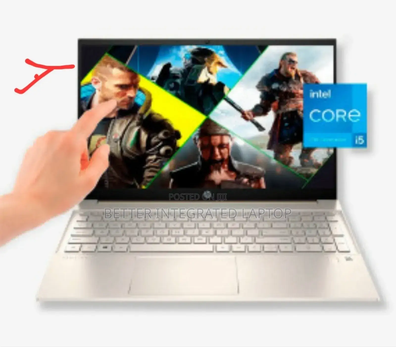 New Laptop HP Pavilion 15-Eh0050wm 8GB Intel Core I5 SSD 512GB