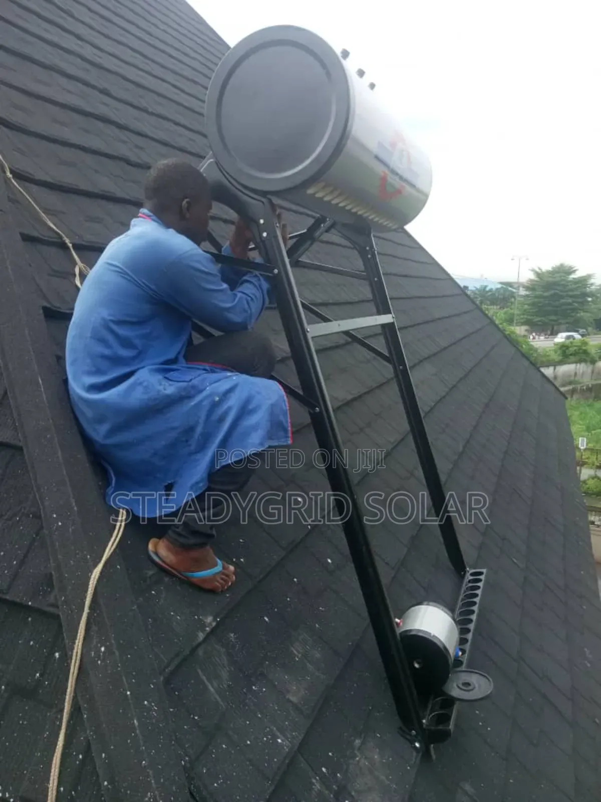 200liters Solar Water Heater Installation