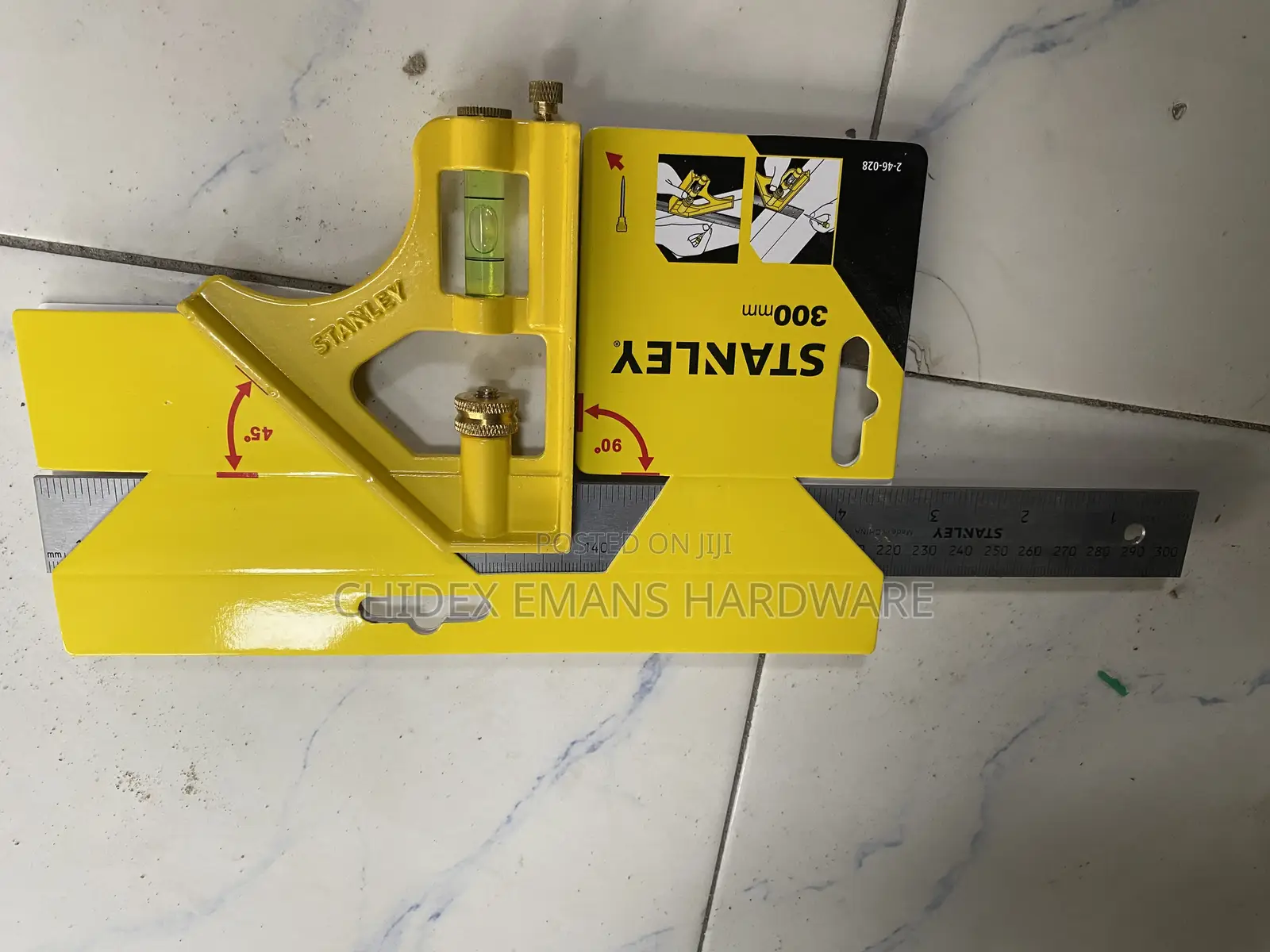Stanley 300mm (12-Inch) Diecast Combination Square