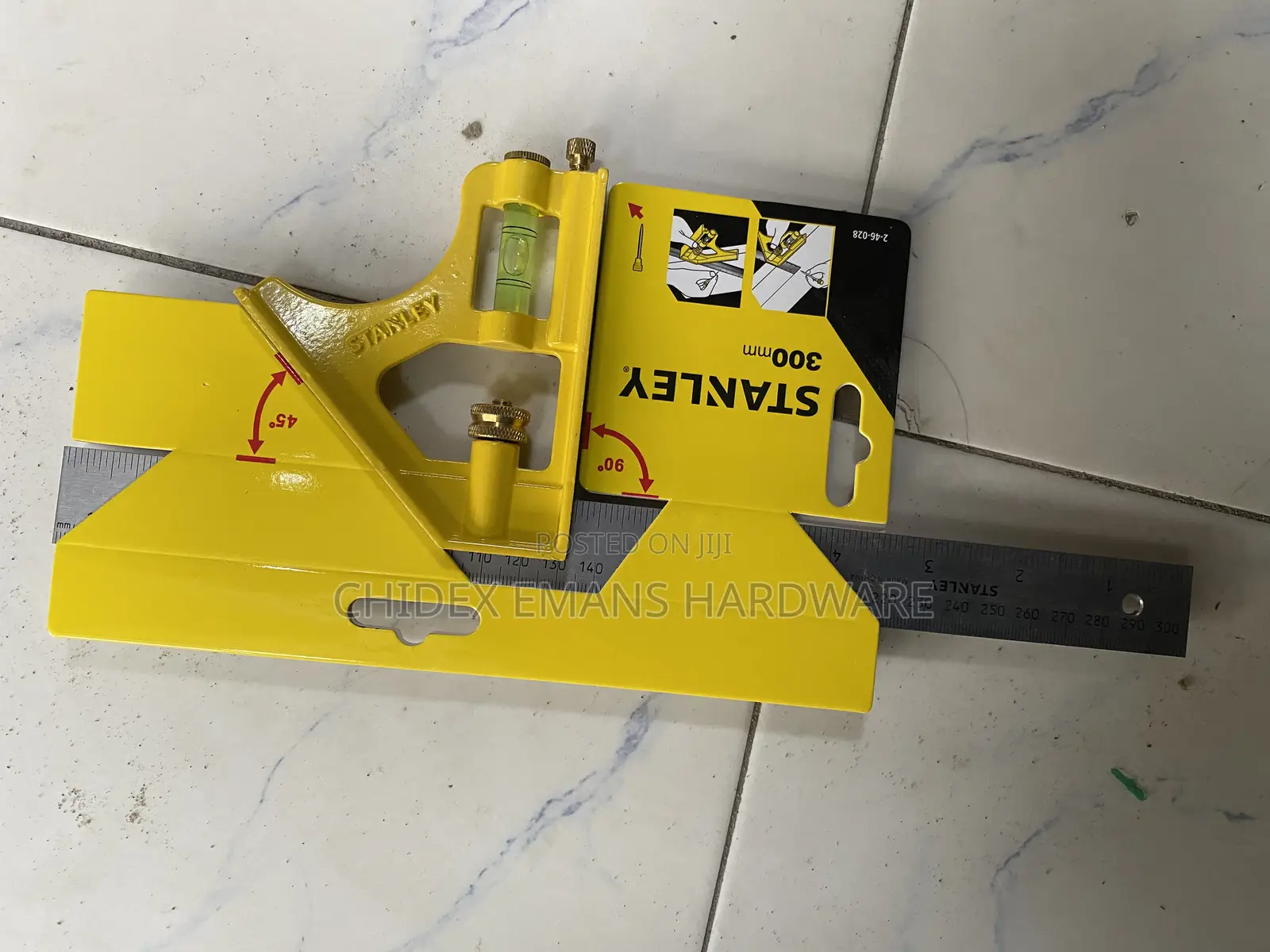 Stanley 300mm (12-Inch) Diecast Combination Square