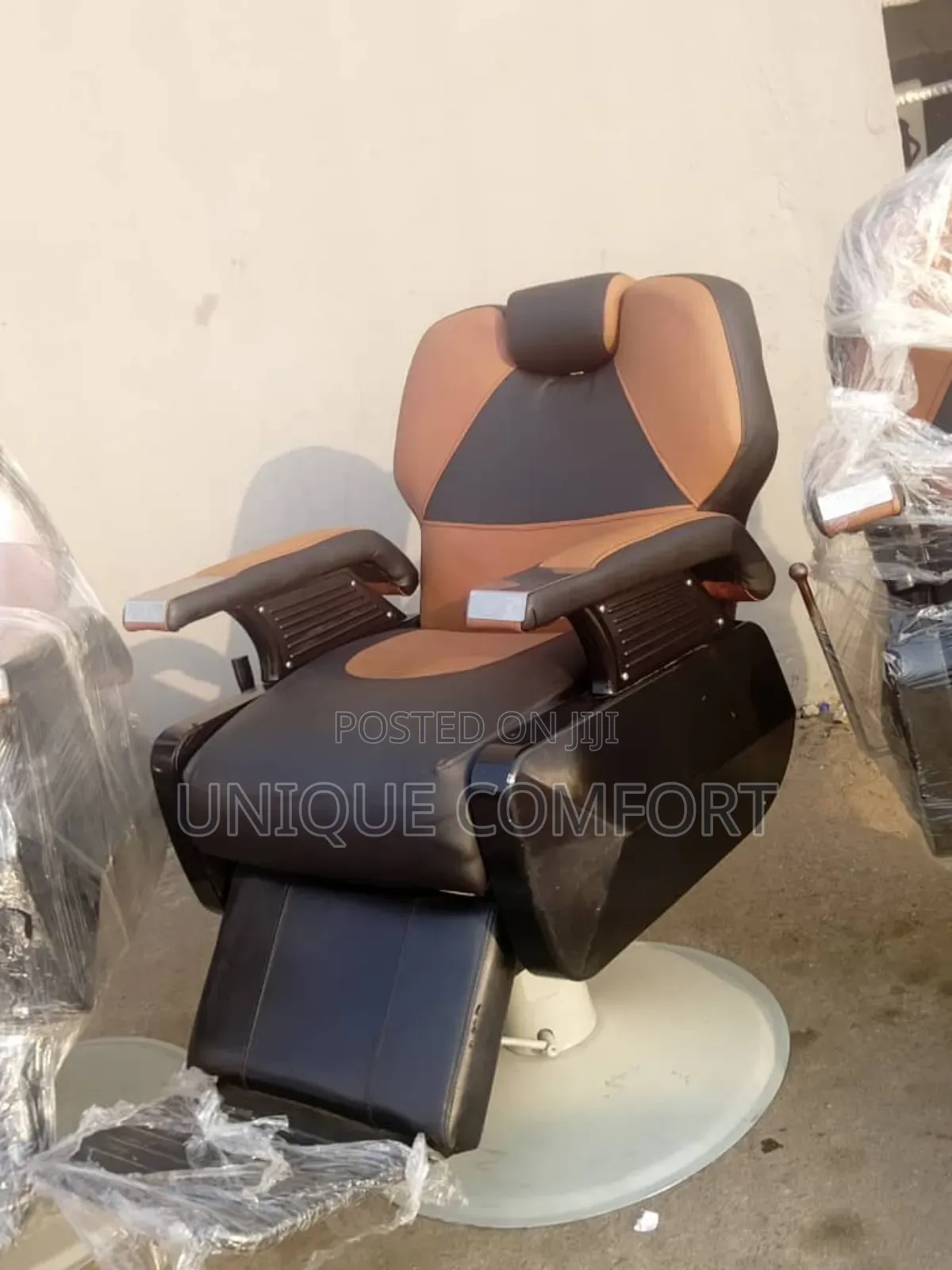 Imported Executive Salon Rolling Recliner Barber Chairs ( Each)