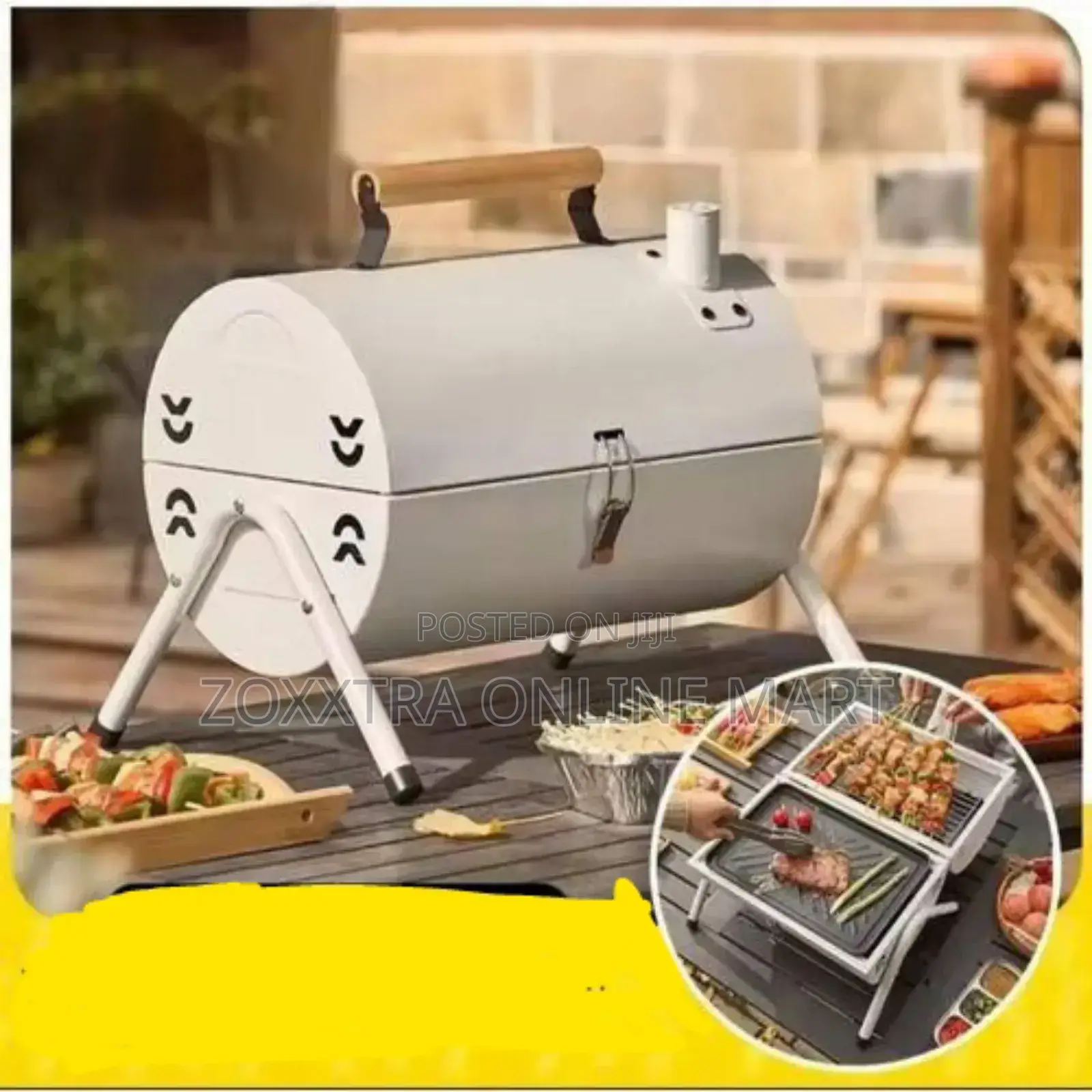 Windproof Outdoor Portable Charcoal Grill (Foldable Bbq)