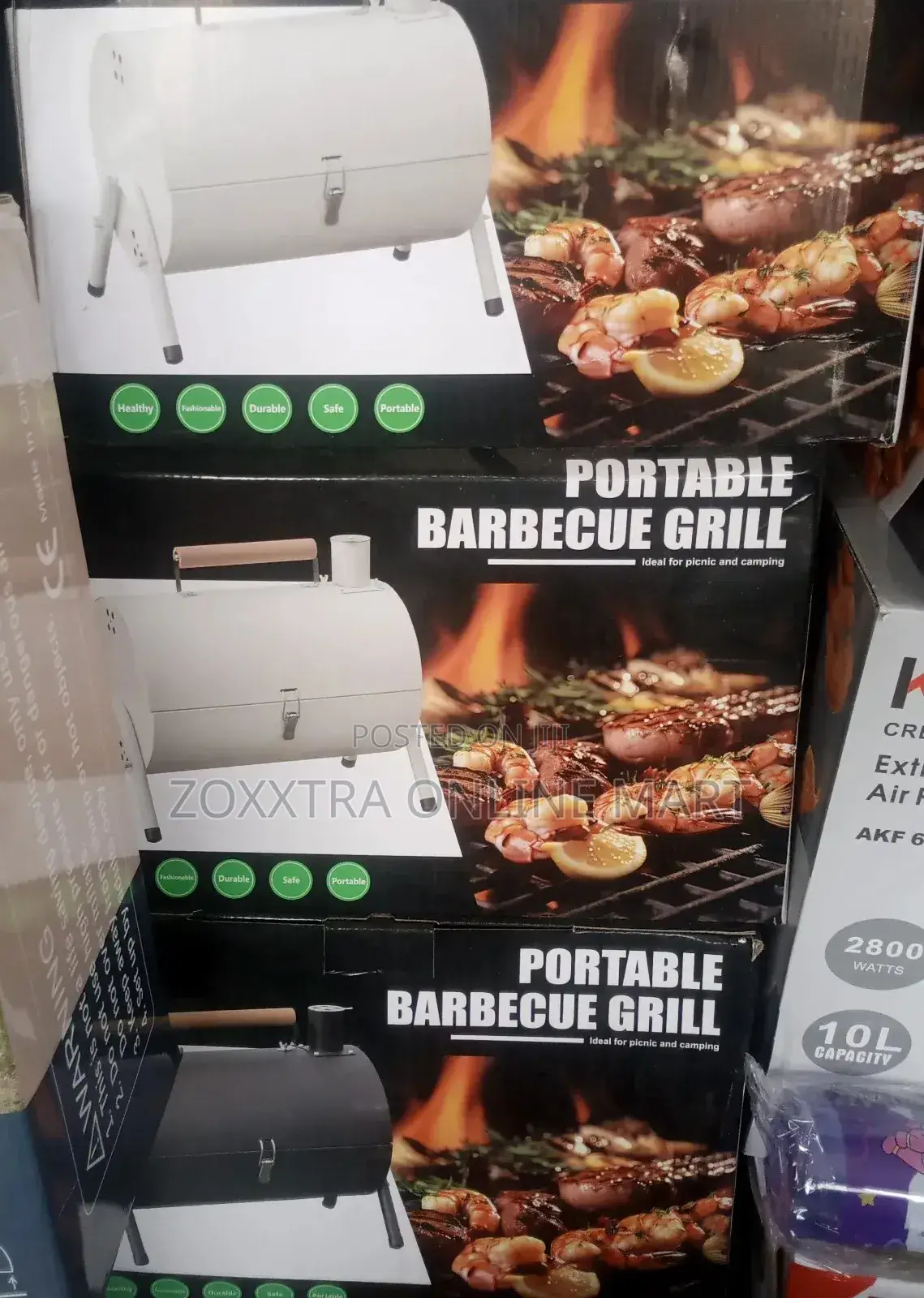 Windproof Outdoor Portable Charcoal Grill (Foldable Bbq)