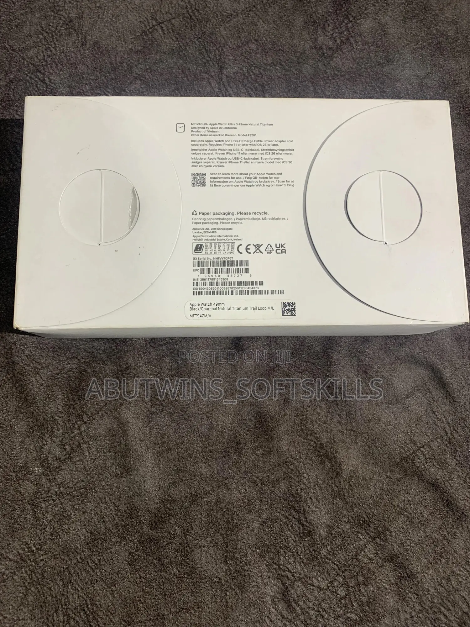 New Apple Watch Ultra 3 49mm