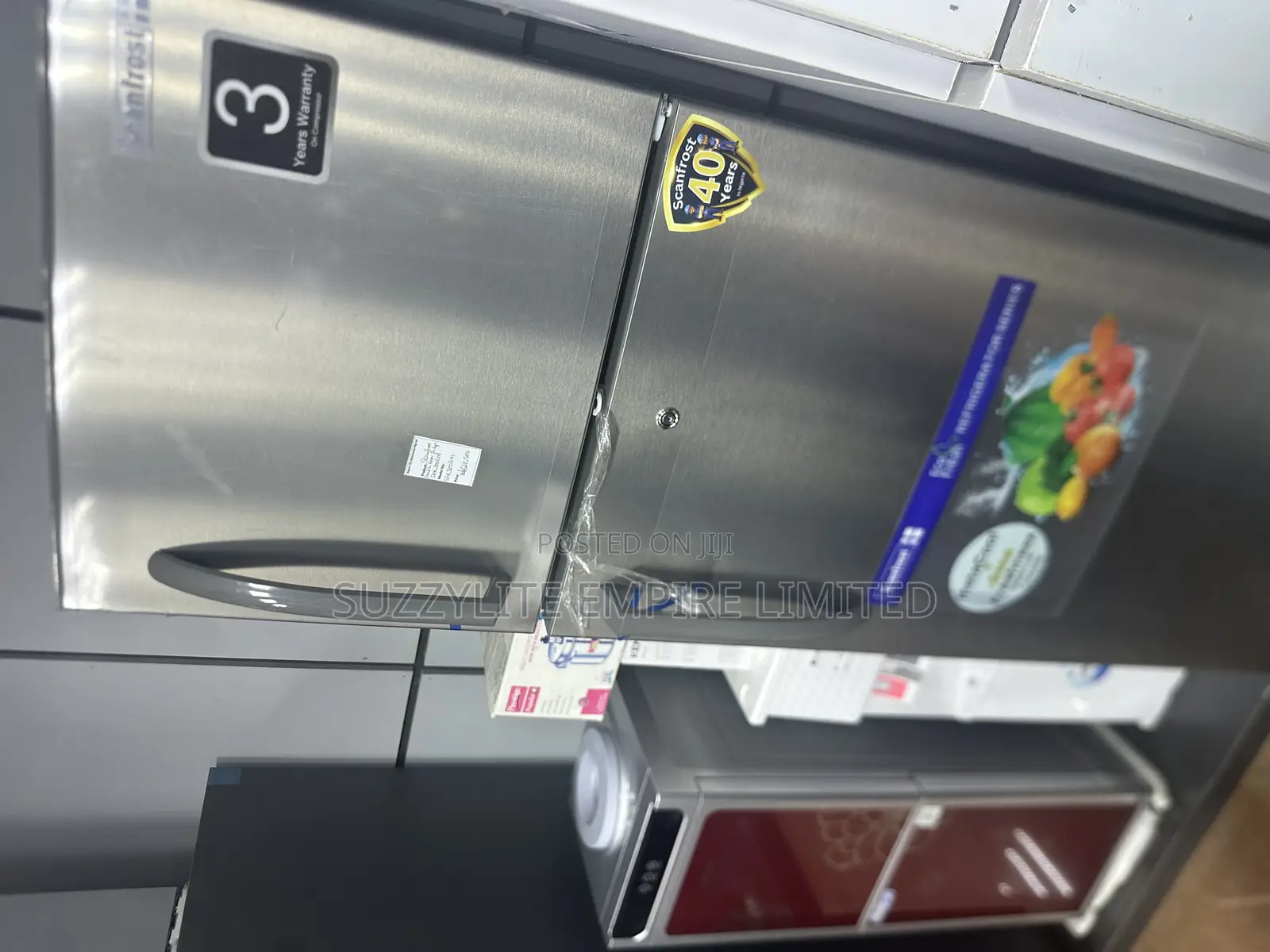 Scanfrost Double Door Refrigerator 300 Liters