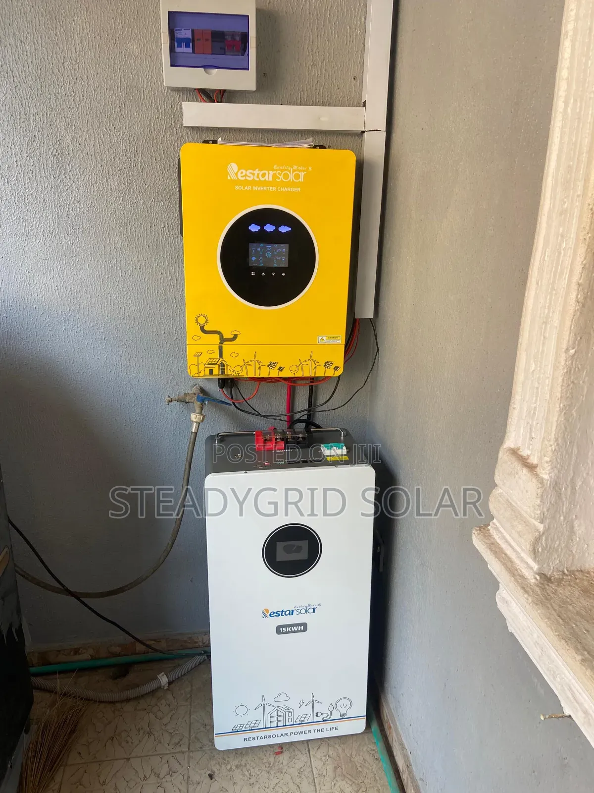 Super Rugged 10kva Inverter +15kwh Lithium Battery Installation