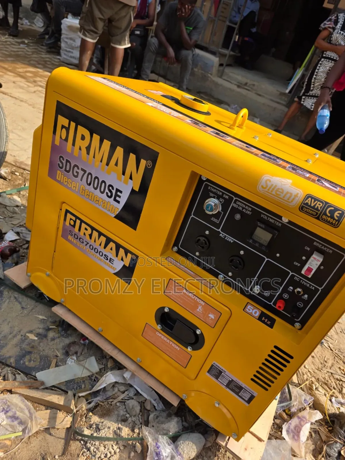 Firman Diesel Soundproof Gen Model Sdg7000se 100% Copper Coil 6.5kva
