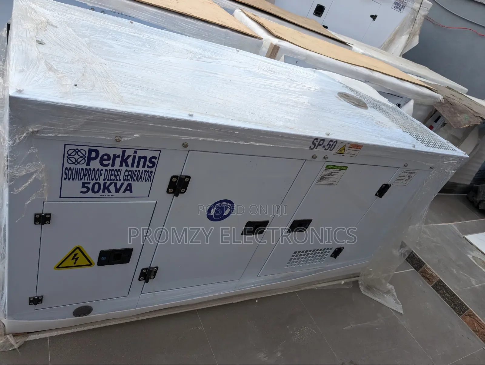 Sp50kva Brand New Perkins Diesel Soundproof Generator 2years Wty