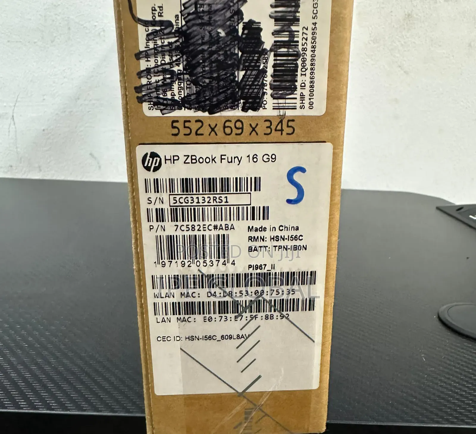 New Laptop HP ZBook Fury 16 G9 32GB Intel Core I7 SSD 512GB