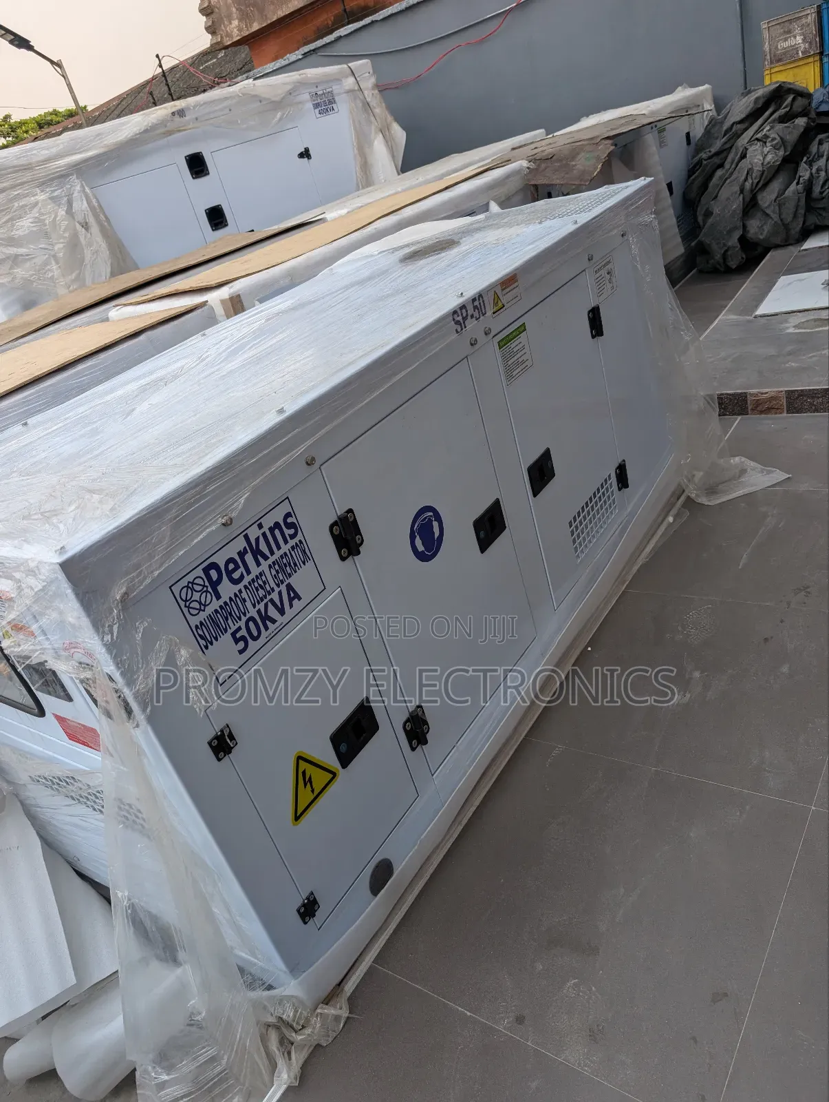 Perkins Diesel Soundproof Generator Sp50kva 2years Wty