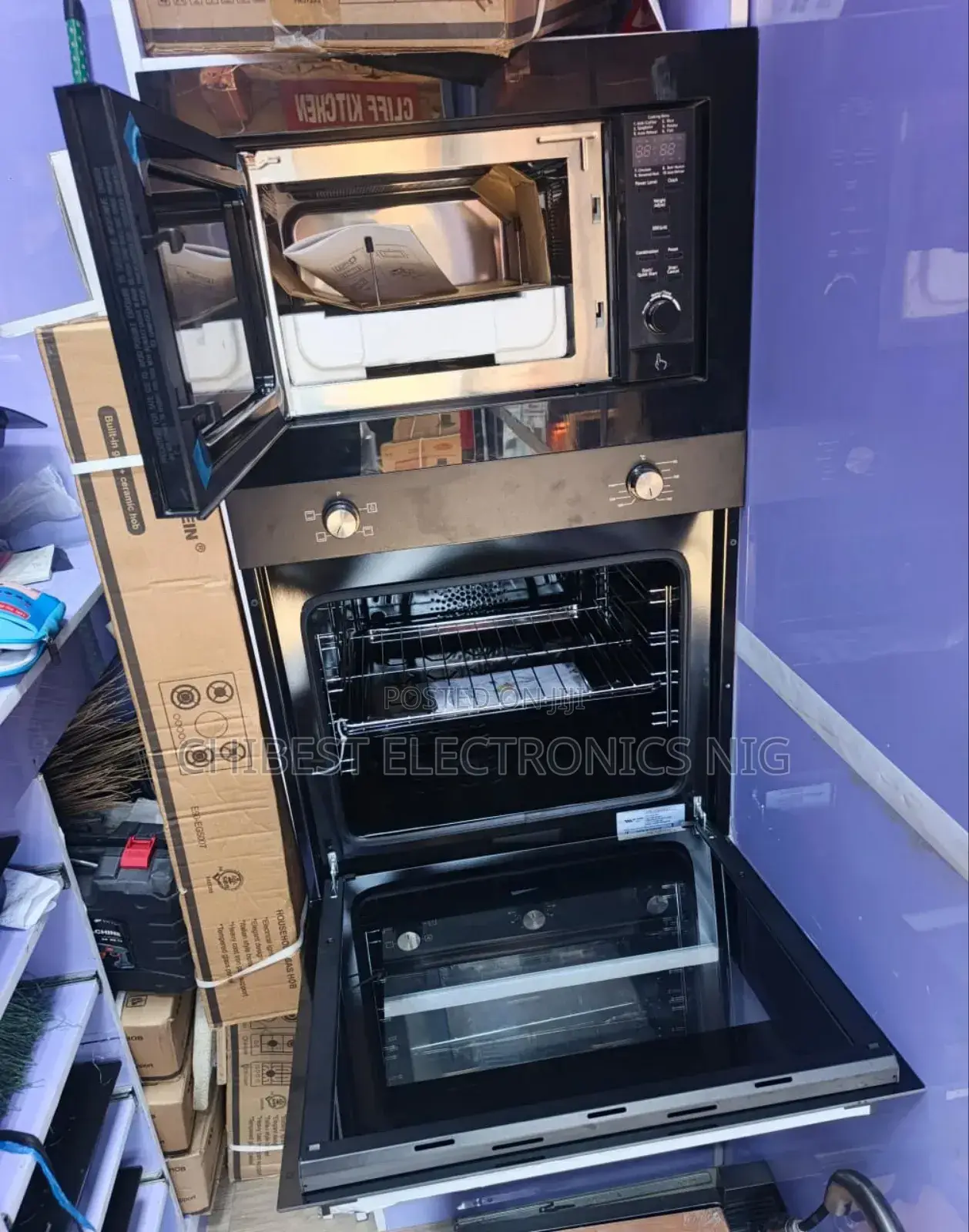 Original Sky-Oppein Built-in 60cm Gas Electric Oven 25l Microwave