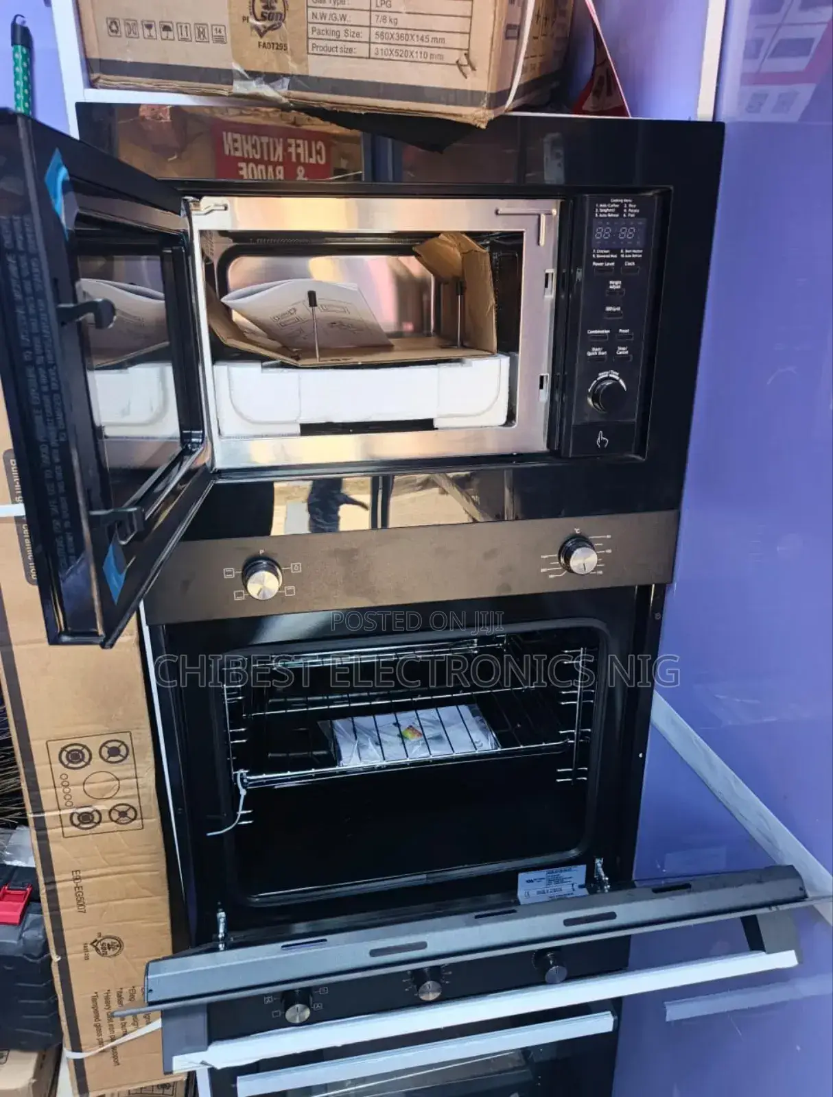 Original Sky-Oppein Built-in 60cm Gas Electric Oven 25l Microwave