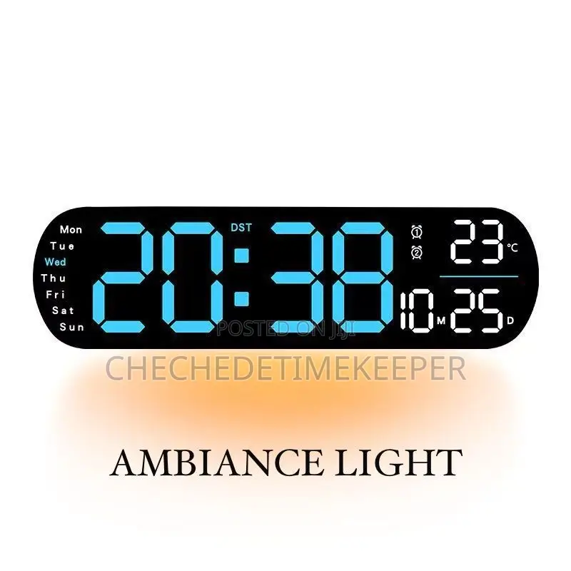 Led Display Ambience Wall Clock