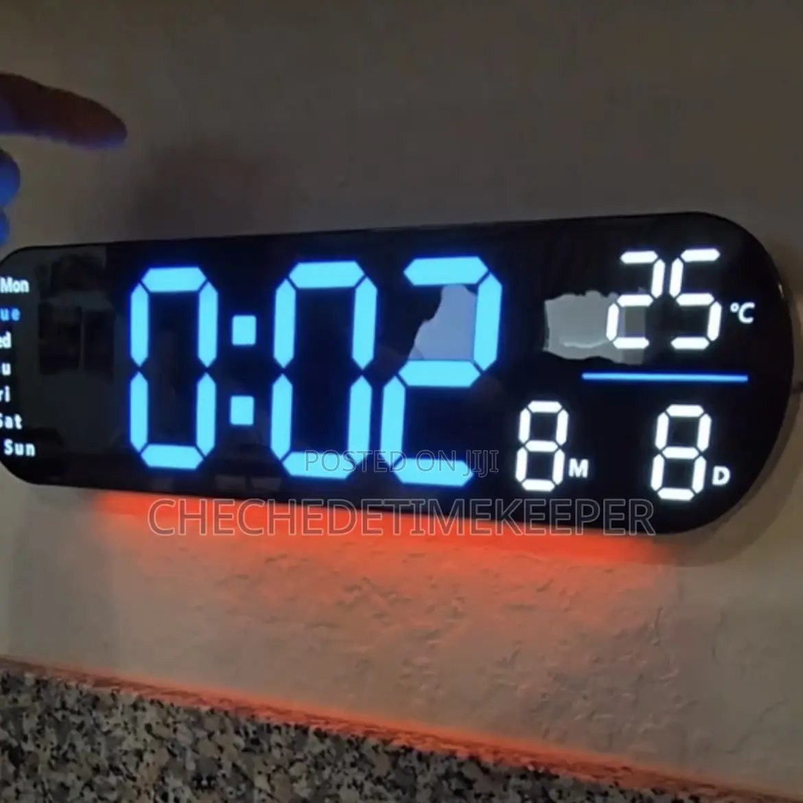Led Display Ambience Wall Clock