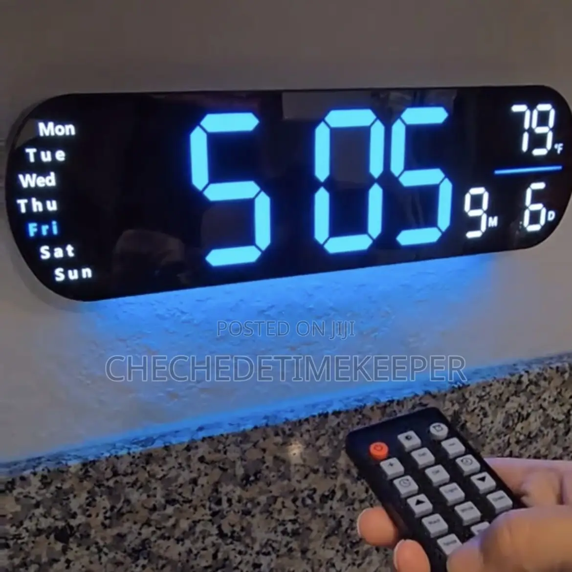 Led Display Ambience Wall Clock