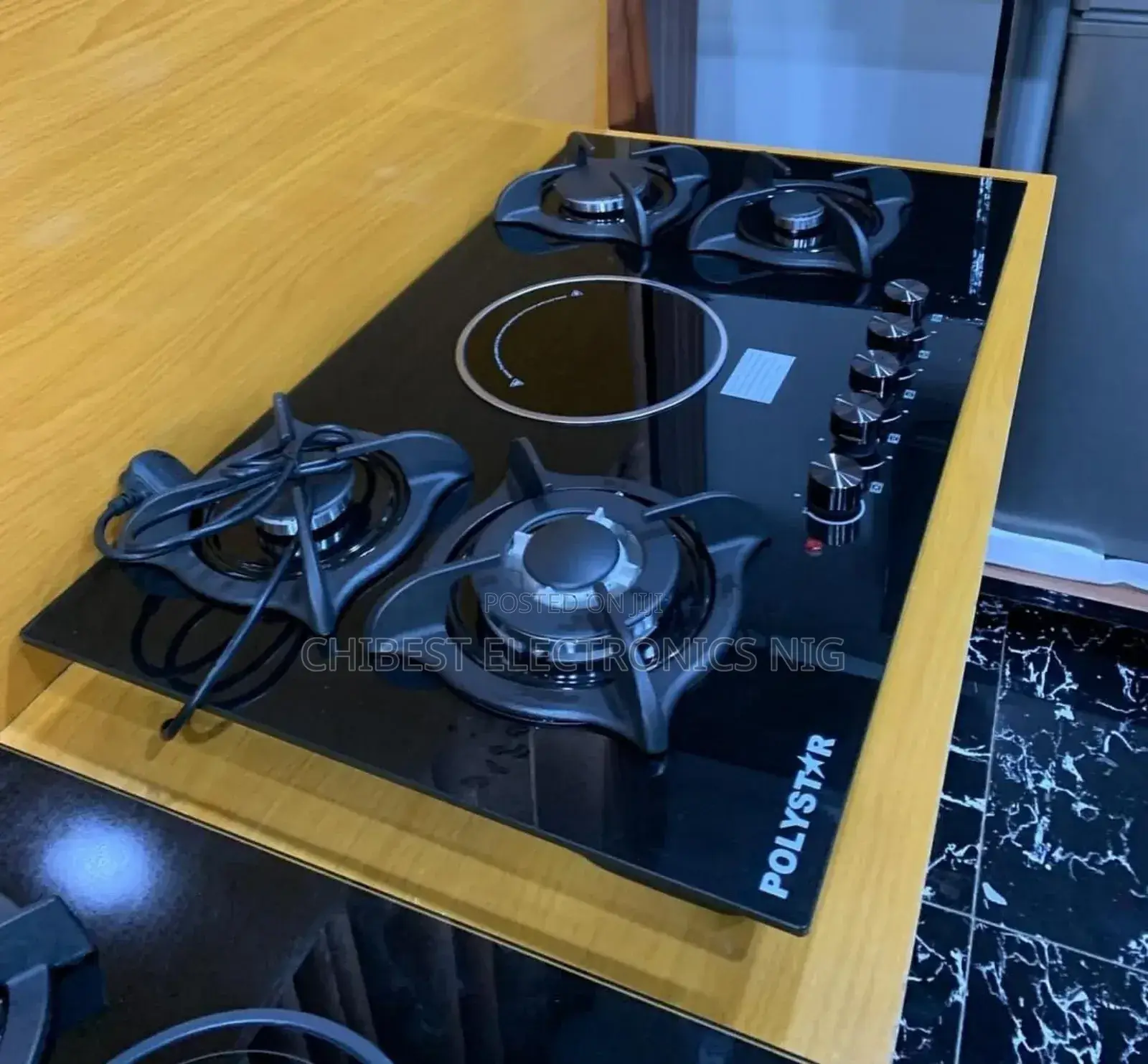Original Polystar Built-in Gas Electric Cooker Hob 90cm Low Voltage