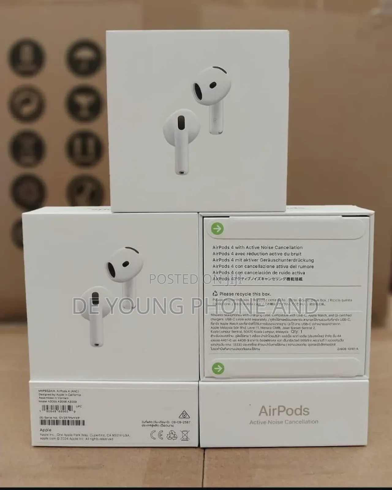 Airpods 2 With Active Noise Cncellation