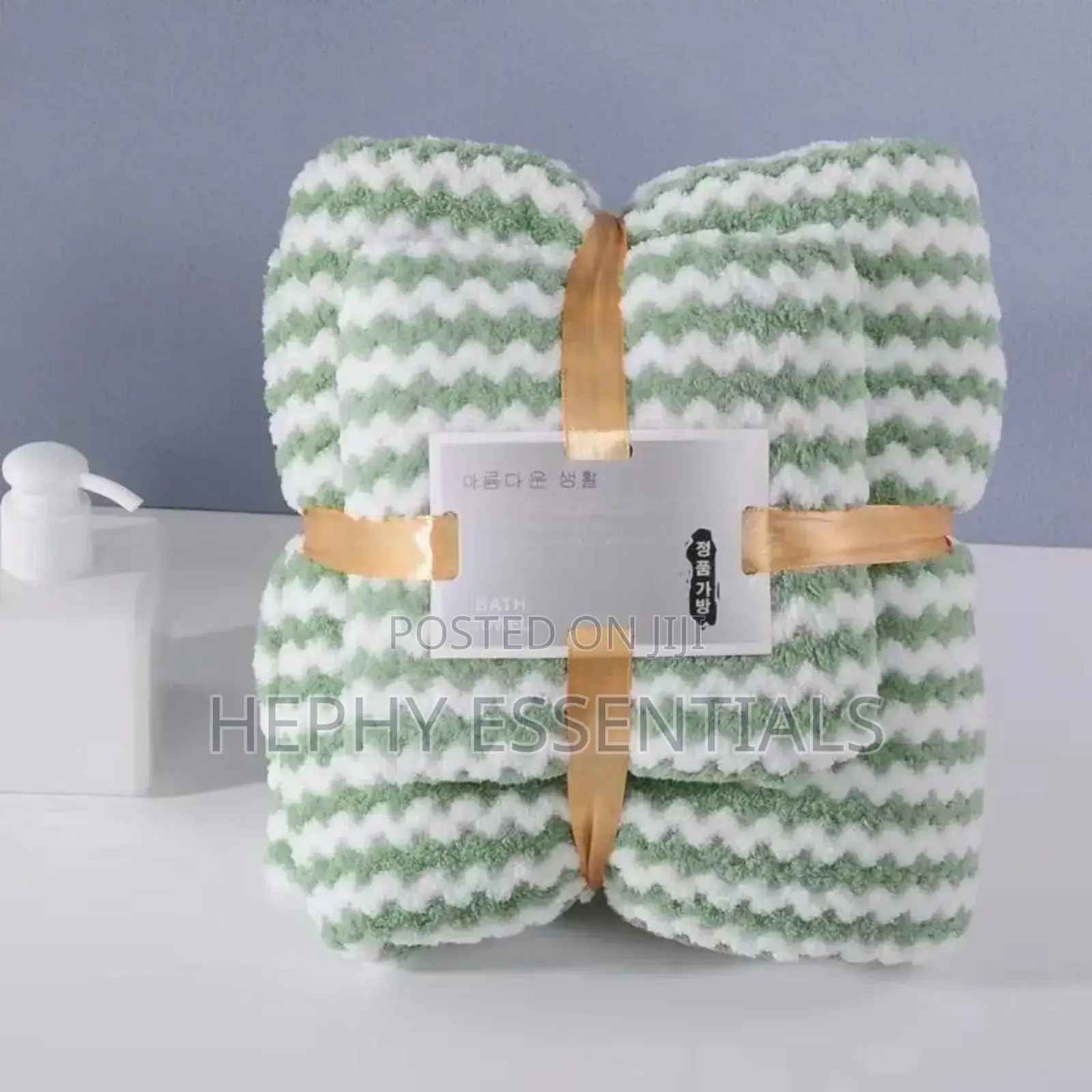 2in1 Bath Towel Set Super Soft Highly Absorbent Quick Drying Coral